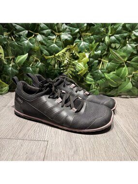 Xero Shoes Womens 9.5 Forza Runner Black Lace Up Athletic Running Sneakers